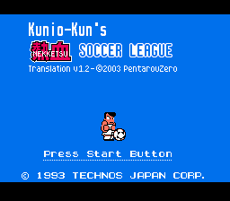 Kunio Kun no Nekketsu Soccer League (english translation)